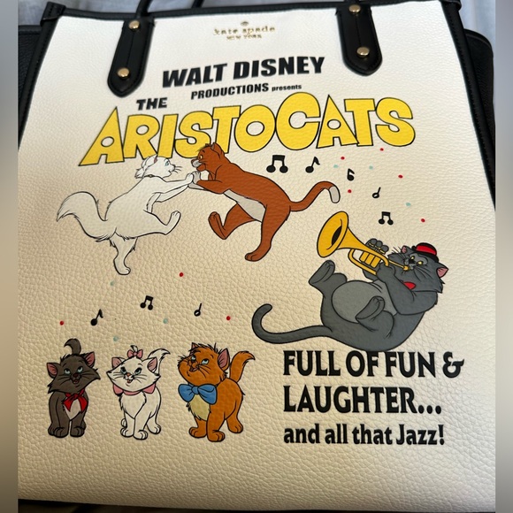 Disney X Kate Spade Aristocats large tote - Picture 2 of 11